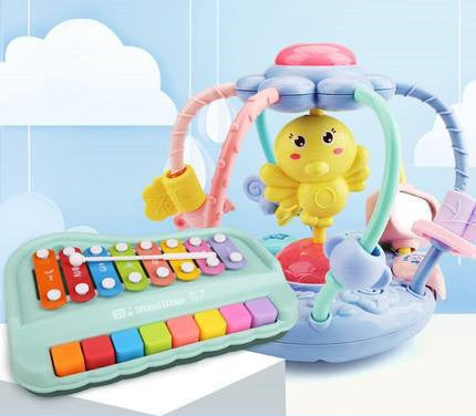 Baby Rattle Teether Baby Grip Training Glowing Toy