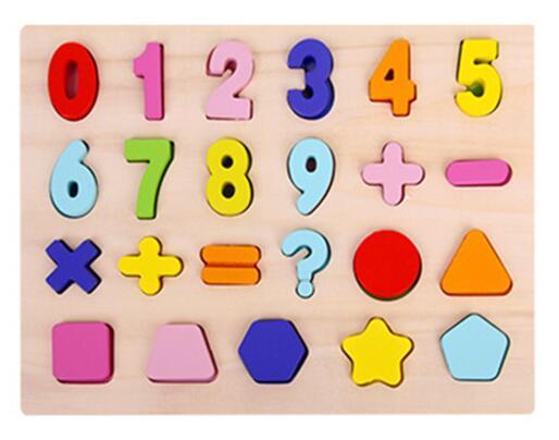 Educational baby jigsaw puzzle