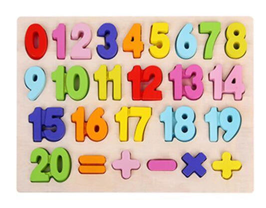 Educational baby jigsaw puzzle