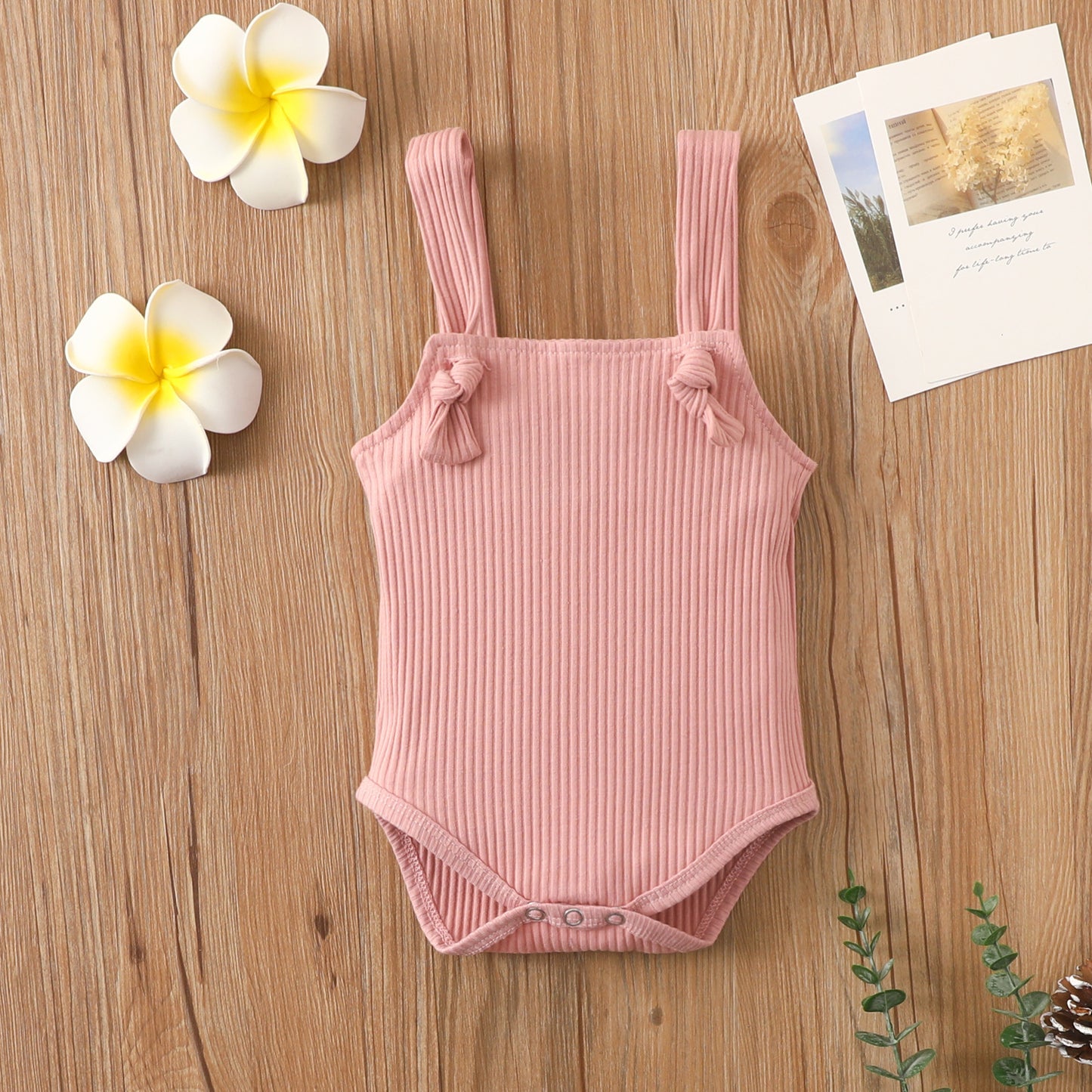 Baby's Cotton Pit Strap Small Romper