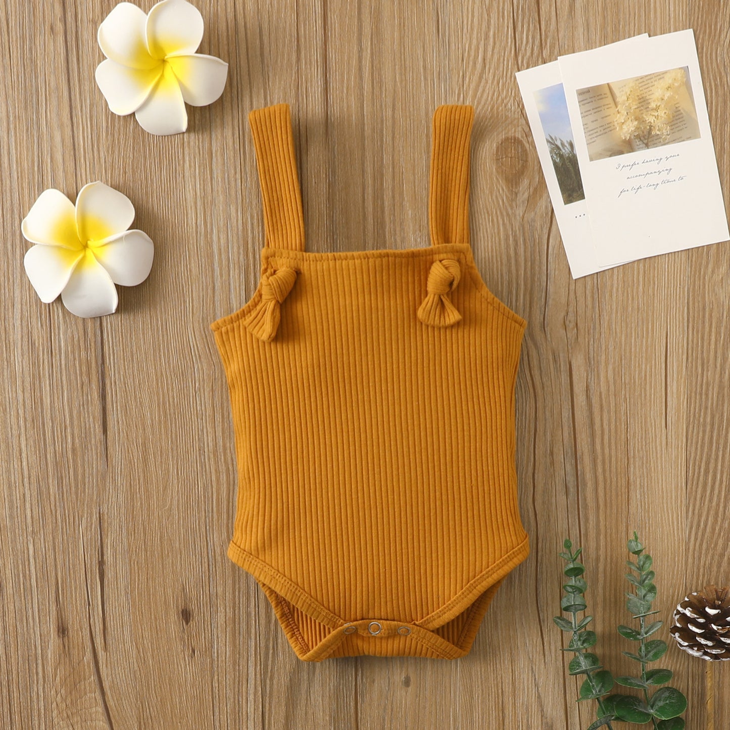 Baby's Cotton Pit Strap Small Romper